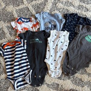 Assorted 0-3 month onesies